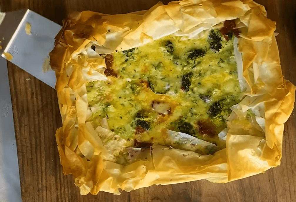 Quiche Lorainne u tijestu za savijače
